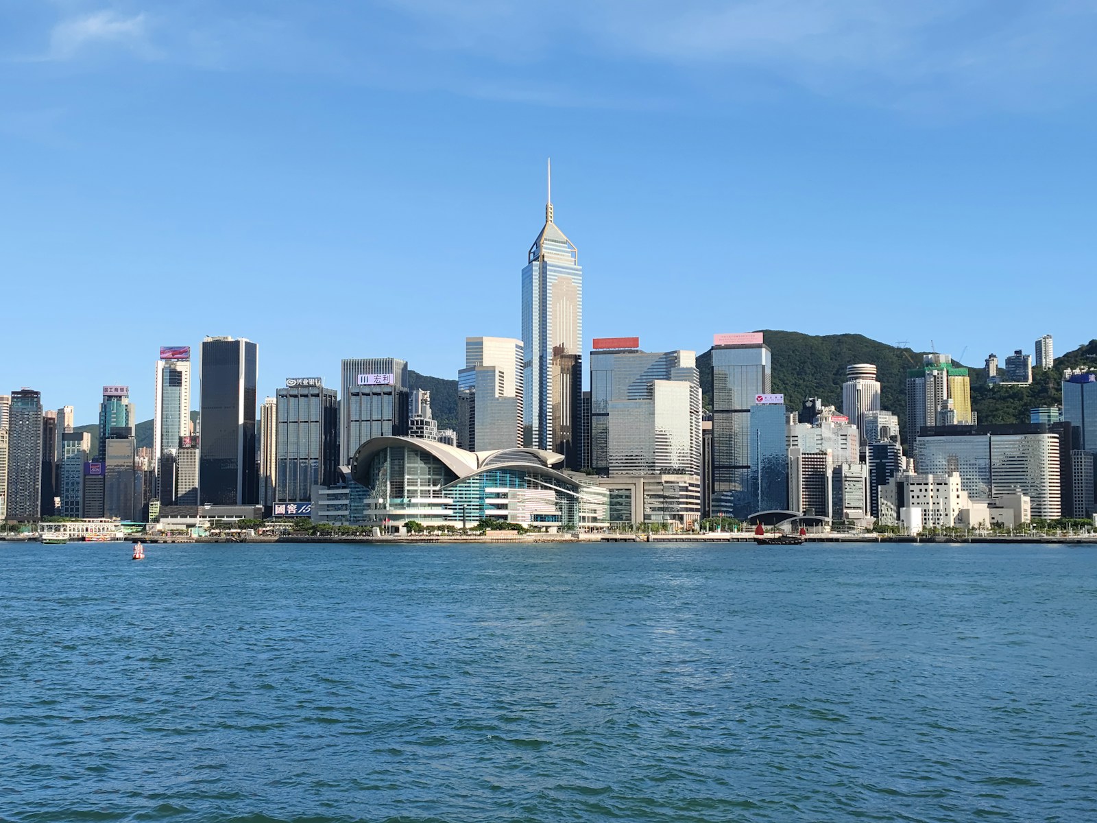Victoria Harbour in Hongkong